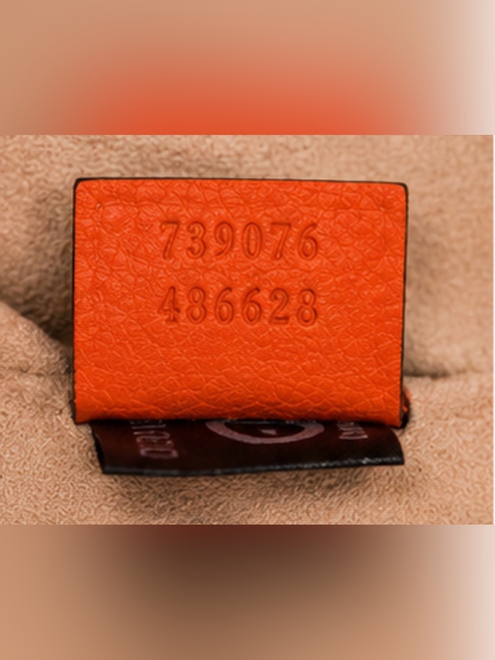 Gucci Orange Pebbled Leather Mini Shoulder Bag🍊NWTs GG Gold Hardware - Full Set - Picture 10 of 12
